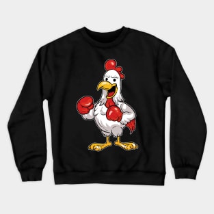 Cluckfight Boxing - For Gym & Fitness Crewneck Sweatshirt